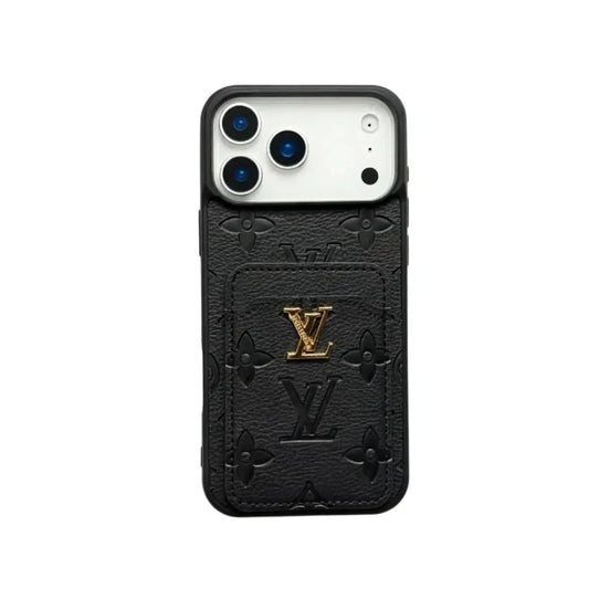 Premium Textured Case with Integrated Card Slot for iPhone 12-18 Pro & Pro Max