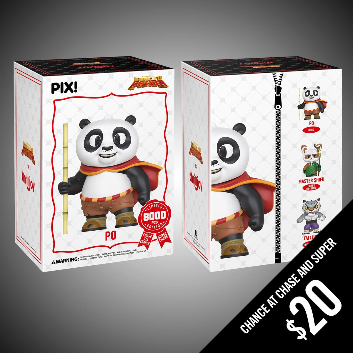 Thrilljoy PIX: Kung Fu Panda: Po (LE8000)