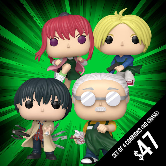 Pre-Order: Funko Pop! Sakamoto Days S1: Bundle of 4 Commons (no Chase)