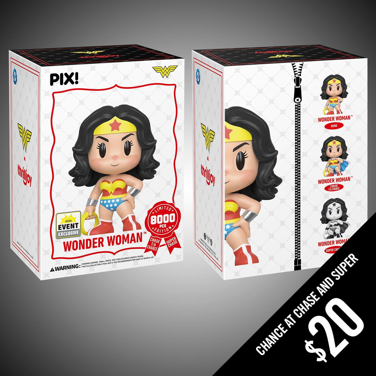 Thrilljoy PIX: Wonder Woman (LE8000) 2026 Event Exclusive)